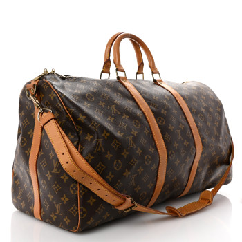 LOUIS VUITTON Monogram Keepall Bandouliere 55