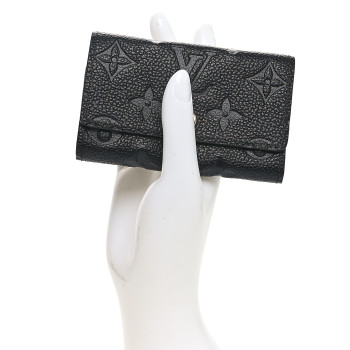 LOUIS VUITTON Empreinte Multicles 6 Key Holder Black