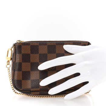 LOUIS VUITTON Damier Ebene Mini Pochette Accessories