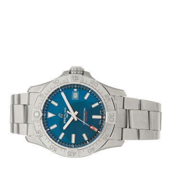 BREITLING Stainless Steel 42mm Avenger Automatic Watch Blue A17328101C1A1