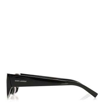 SAINT LAURENT Acetate Ultra Cat Eye Sunglasses SL 593 Black