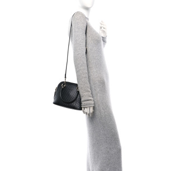 GUCCI Microguccissima Mini Dome Bag Black