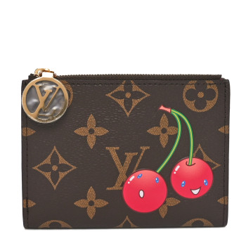LOUIS VUITTON LV X TM Monogram Cerises Lisa Wallet