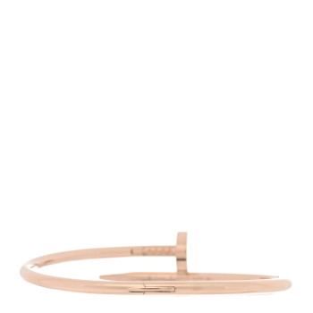 CARTIER 18K Pink Gold Juste Un Clou Bracelet 18