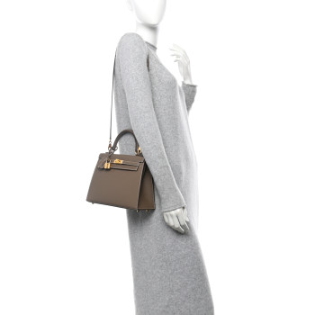 HERMES Epsom Kelly Sellier 25 Etoupe