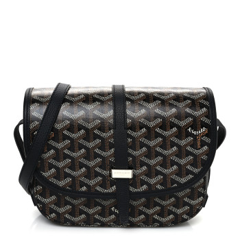 GOYARD Goyardine Belvedere II PM Messenger Bag Black