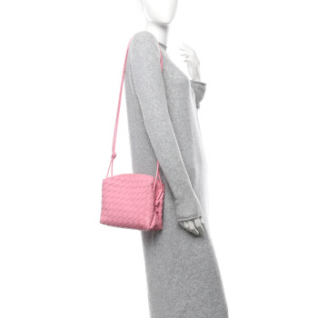 BOTTEGA VENETA Nappa Intrecciato Small Loop Camera Bag Ribbon