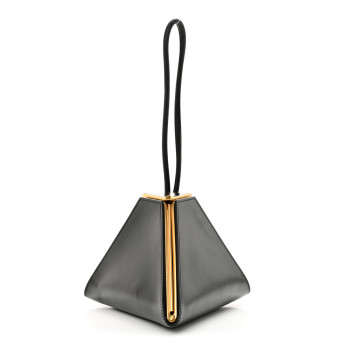 BOTTEGA VENETA Calfskin Pyramid Bag Black