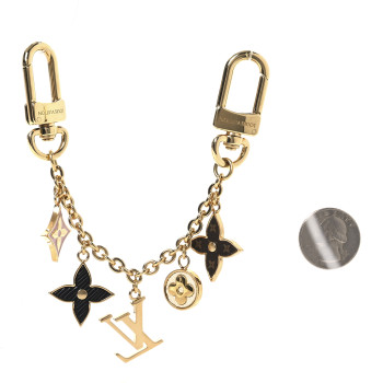 LOUIS VUITTON Monogram Spring Street Bag Charm Key Holder Gold