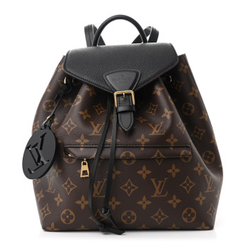 LOUIS VUITTON Monogram Montsouris PM Black
