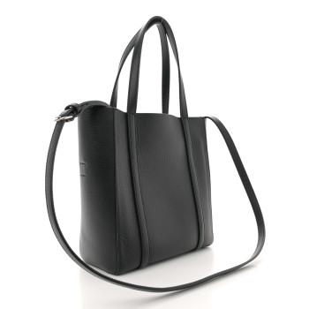 BALENCIAGA Calfskin XXS Everyday Tote Black
