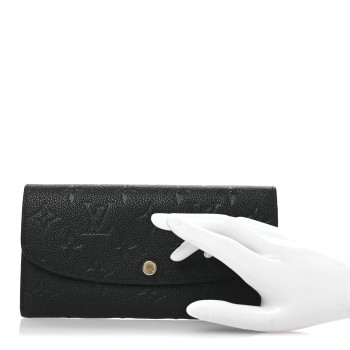 LOUIS VUITTON Empreinte Emilie Wallet Black Dune