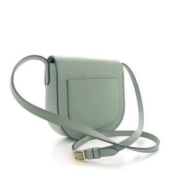CELINE Baby Grained Calfskin Small Trotteur  Jade