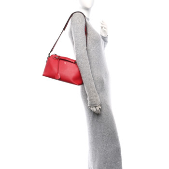 FENDI Vitello Dolce Medium By The Way Boston Bag Fiamma