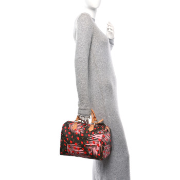 LOUIS VUITTON Monogram Jungle Dots Speedy 30 Sugar Pink Poppy