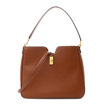 CELINE Smooth Calfskin Medium Camille 16 Soft Bag Tan