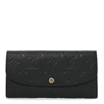 LOUIS VUITTON Empreinte Emilie Wallet Black Dune