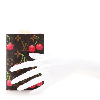 LOUIS VUITTON LV X TM Monogram Cerises Passport Cover