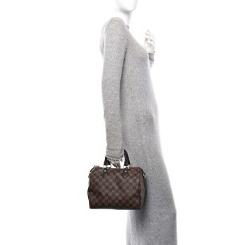 LOUIS VUITTON Damier Ebene Speedy Bandouliere 25