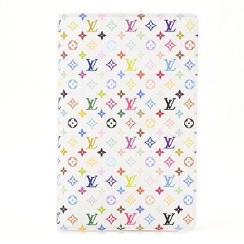 LOUIS VUITTON LV X TM Monogram Multicolor Emily Notebook Cover MM White