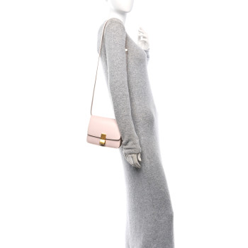 CELINE Liege Calfskin Small Classic Box Flap Bag Blush