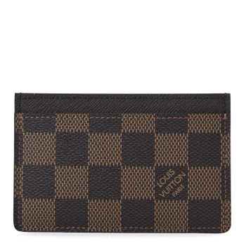 LOUIS VUITTON Damier Ebene Card Holder
