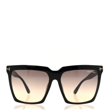 TOM FORD Acetate Sabrina Square Sunglasses TF764 Black