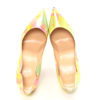 CHRISTIAN LOUBOUTIN Patent Discolaser Hot Chick 100 Pumps 36.5 California 36.5