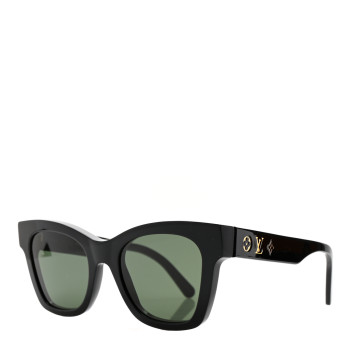 LOUIS VUITTON Acetate Blanca Sunglasses Z1465W Black