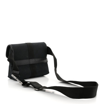 GUCCI GG Monogram Web Buckle Belt Bag Black