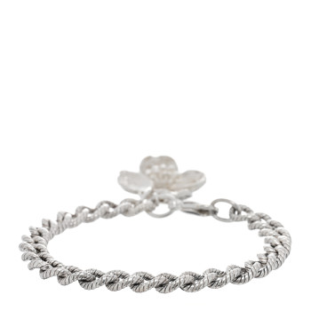 TIFFANY Sterling Silver Dogwood Charm Bracelet