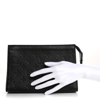 LOUIS VUITTON Calfskin Monogram Shadow Gaston Wearable Wallet