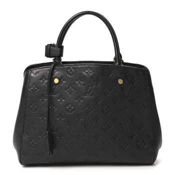 LOUIS VUITTON Empreinte Montaigne MM Black