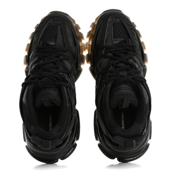 BALENCIAGA Mesh Nylon Mens Track Sneakers 40 Black