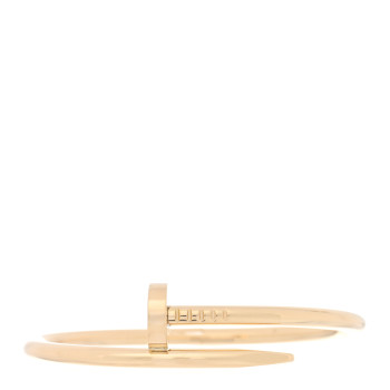 CARTIER 18K Yellow Gold Juste Un Clou Bracelet 15