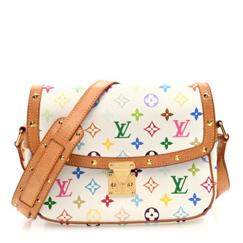 LOUIS VUITTON Monogram Multicolor Sologne White