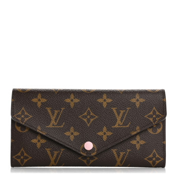 LOUIS VUITTON Monogram Josephine Wallet Rose Ballerine