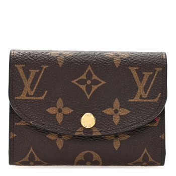 LOUIS VUITTON Monogram Rosalie Coin Purse Fuchsia