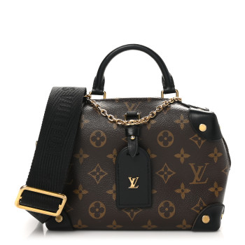 LOUIS VUITTON Monogram Petite Malle Souple Black