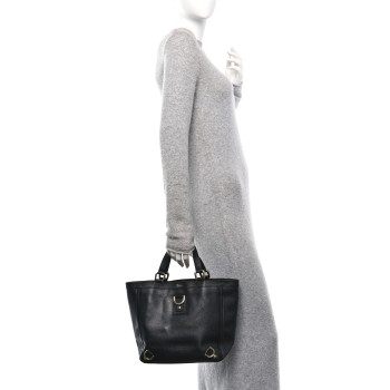 GUCCI Calfskin Abbey Tote Black