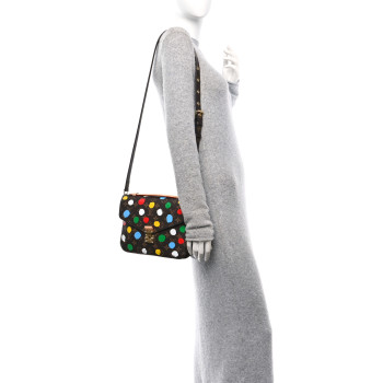 LOUIS VUITTON LV x YK Monogram Painted Dots Pochette Metis