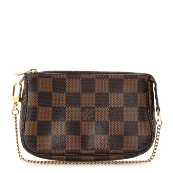 LOUIS VUITTON Damier Ebene Mini Pochette Accessories