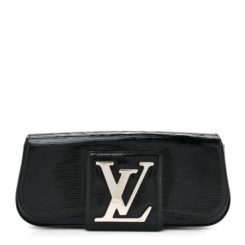 LOUIS VUITTON Epi Electric Sobe Clutch Black