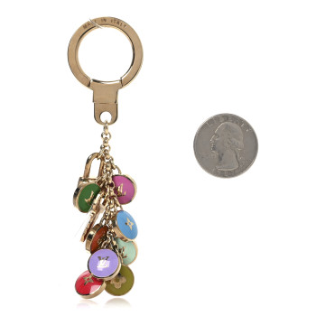 LOUIS VUITTON Monogram Multicolor Pastilles Key Ring Holder Multicolor