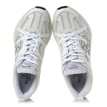 VALENTINO GARAVANI Calfskin EasyJog Sneakers 37 White