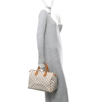 LOUIS VUITTON Damier Azur Speedy 30