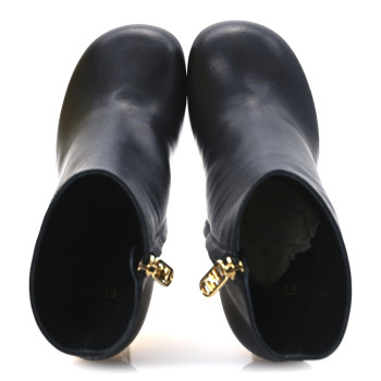 FENDI Nappa Fendi First 95mm Ankle Boots 36 Black