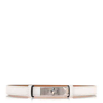 HERMES Epsom Kelly Belt White