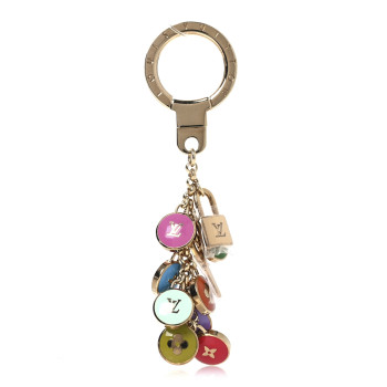 LOUIS VUITTON Monogram Multicolor Pastilles Key Ring Holder Multicolor