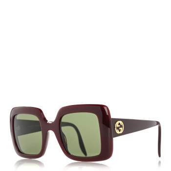 GUCCI Acetate Square Frame Sunglasses GG0896S Purple